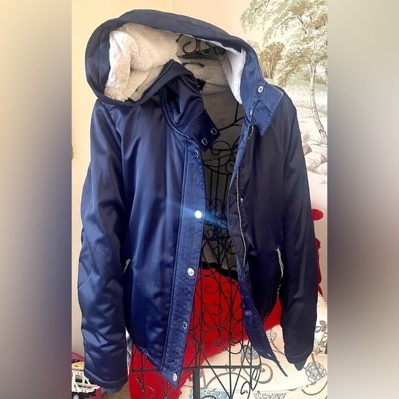 Express Bomber Jacket Size Small with Super Soft Interior - Picture 3 of 7